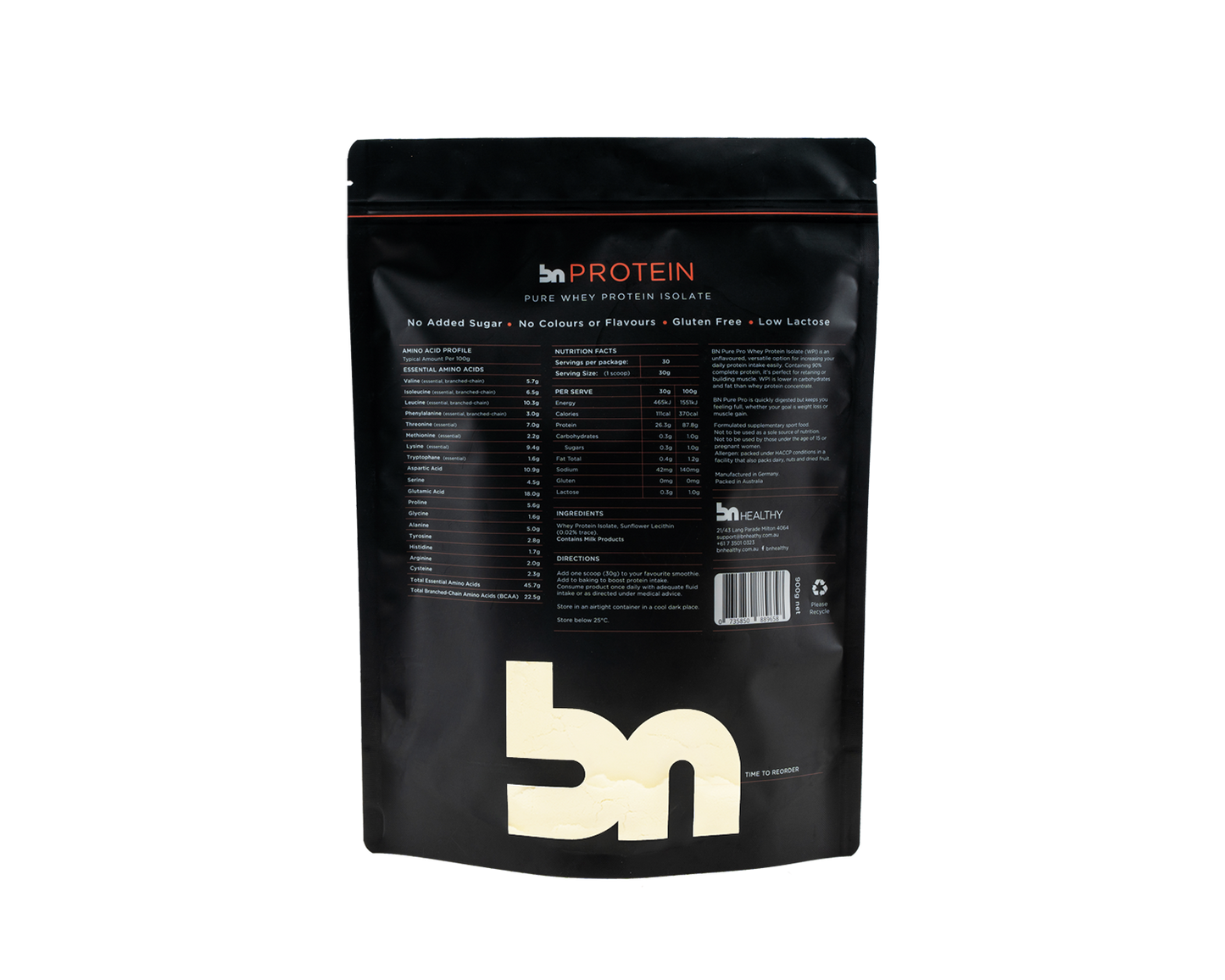 BN Protein - Whey Protein Isolate Powder - BN Healthy