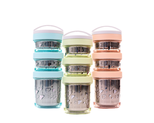 E-zy Snax: 3 Stackable Thermal Containers