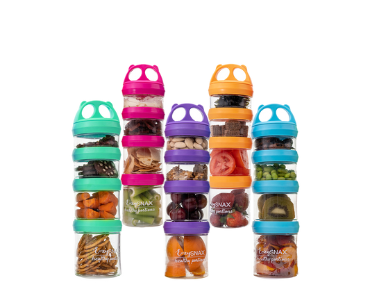 E-zy Snax: 4 Stackable Containers