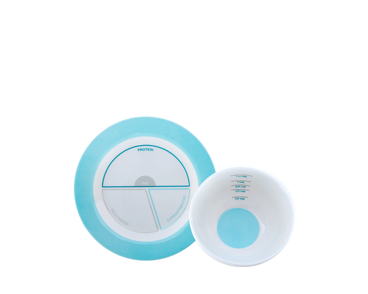 BN Portion Control Plate & Bowl - BN Healthy