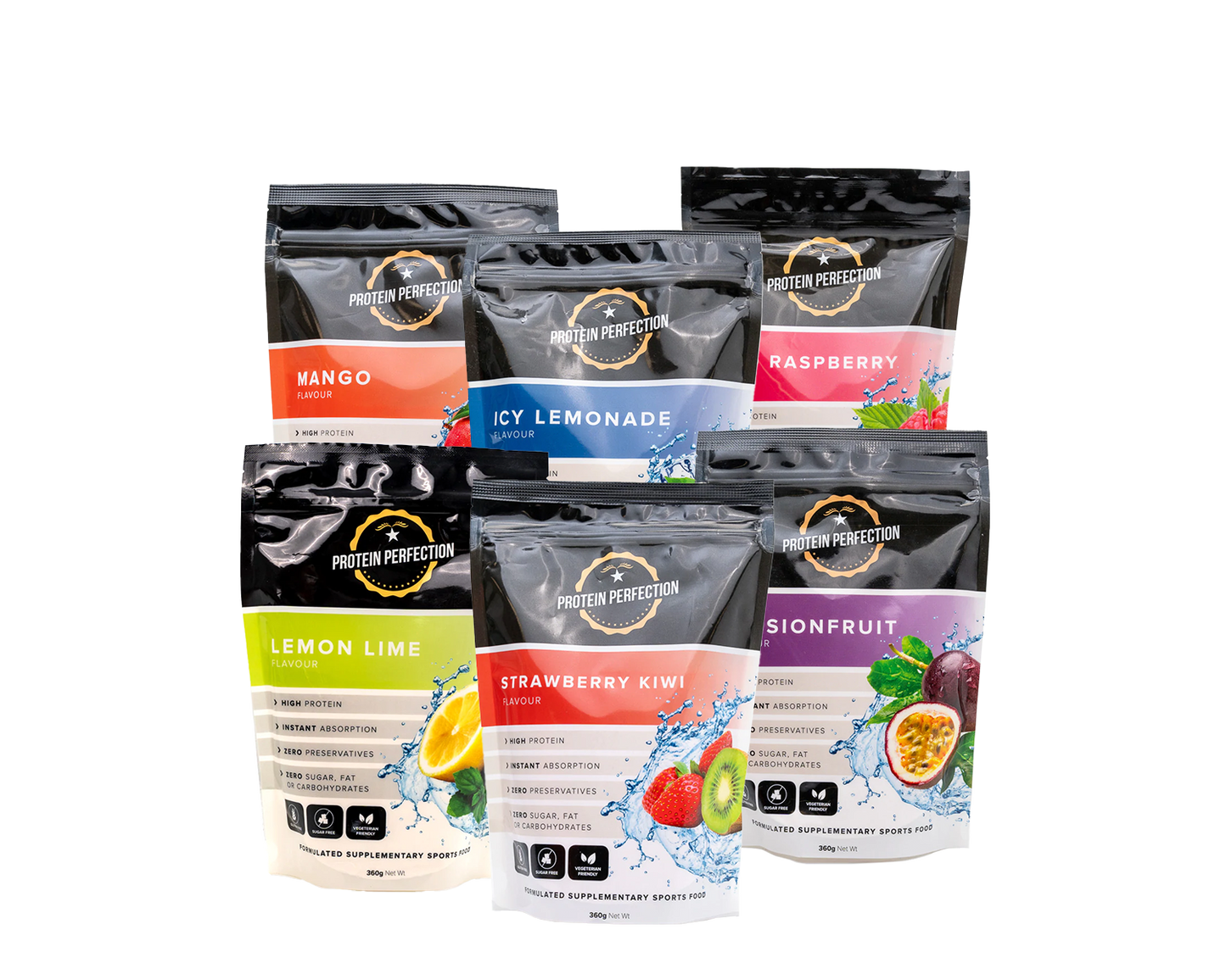 Protein Perfection Protein Water - 6 Flavours