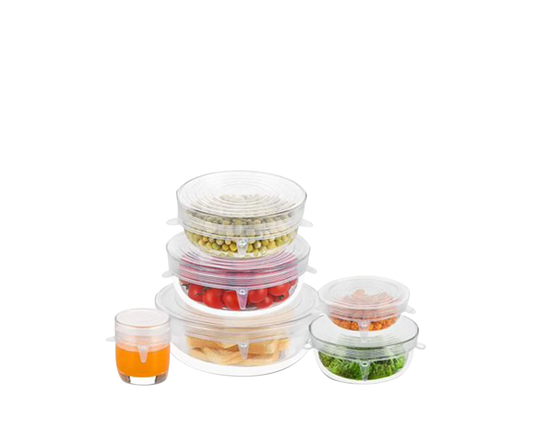 Silicone Food Lids - 6 Pack