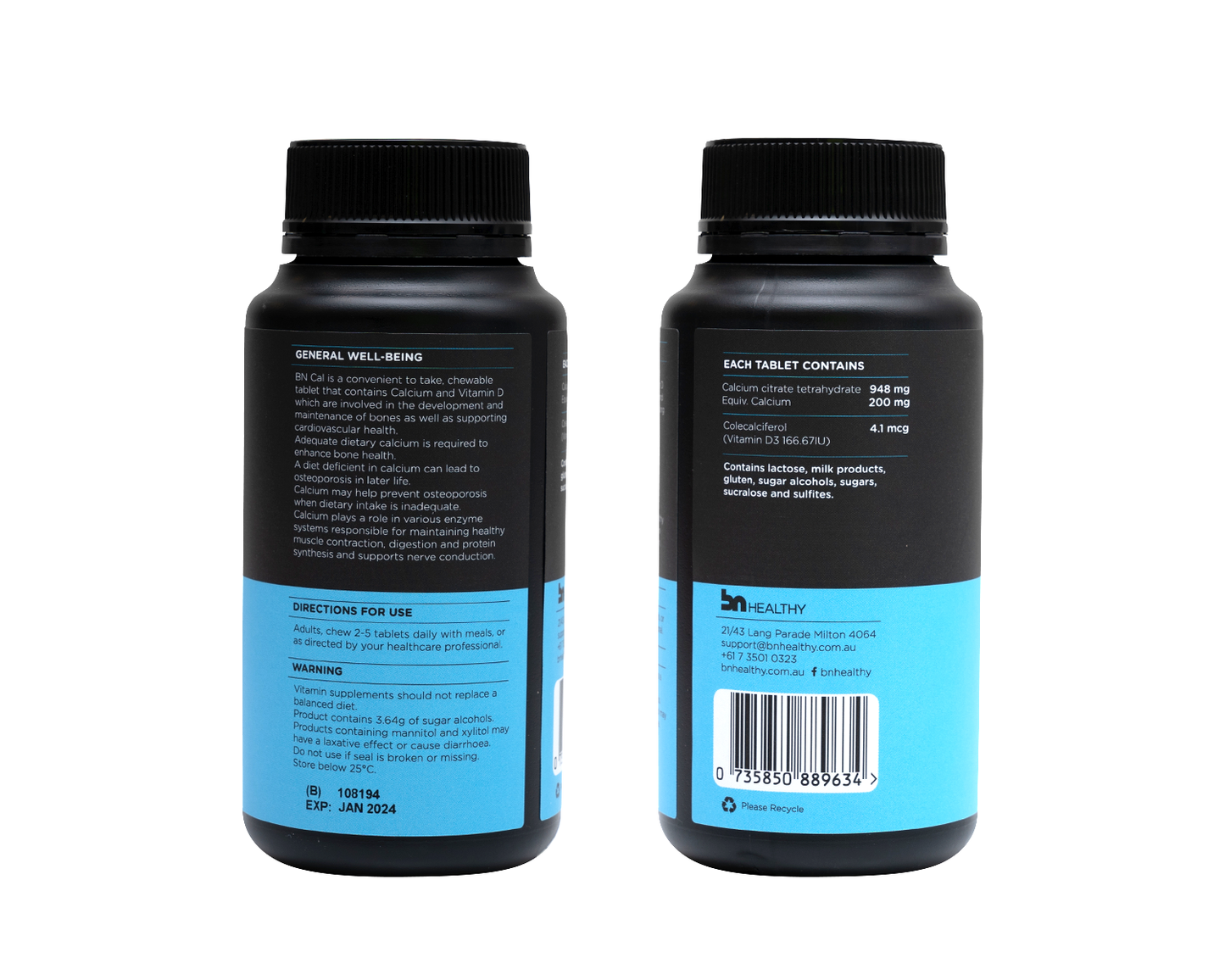 BN Cal - Chewable Calcium Tablets - BN Healthy