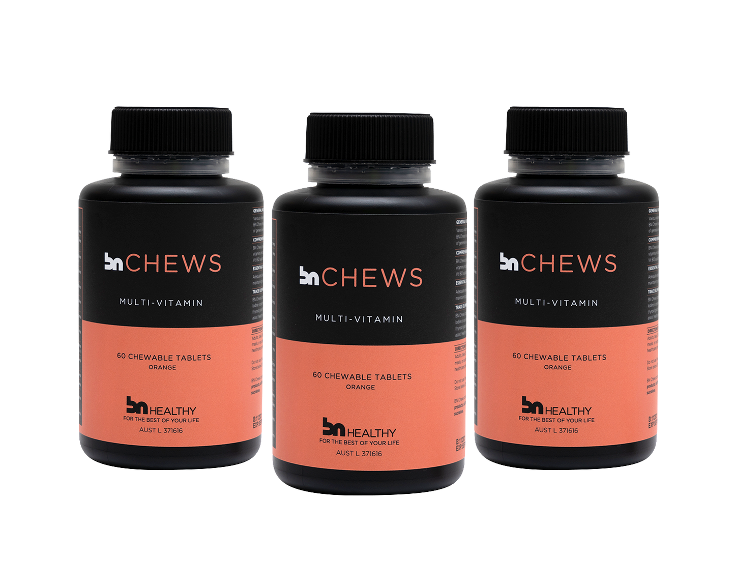 BN Chews Orange - Chewable Multivitamins - BN Healthy