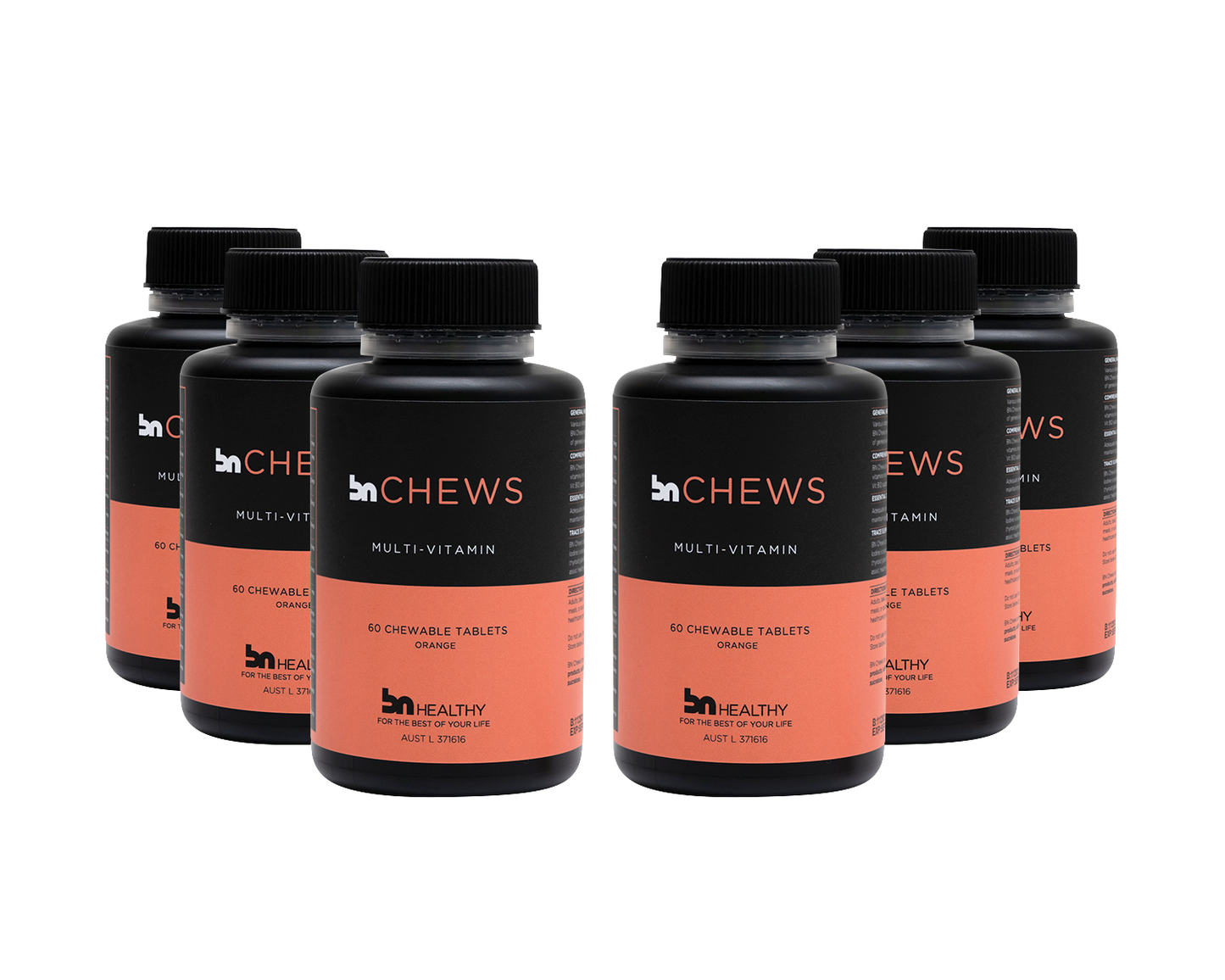 BN Chews Orange - Chewable Multivitamins - BN Healthy