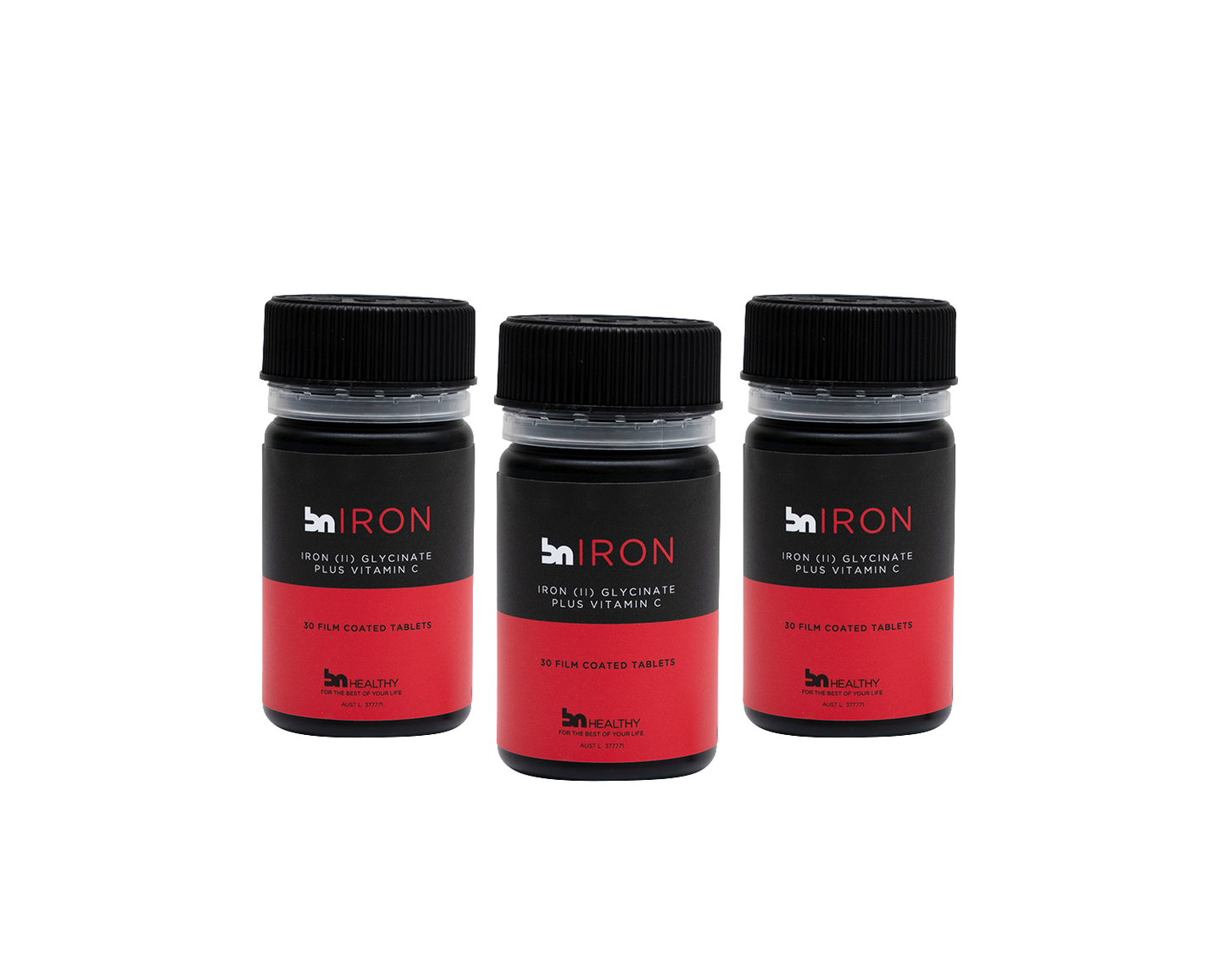 BN Iron - Iron Tablets + Vitamin C - BN Healthy