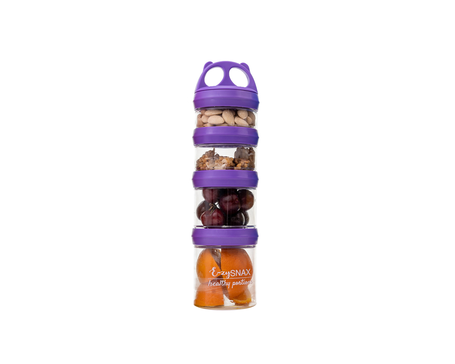 E-zy Snax: 4 Stackable Containers