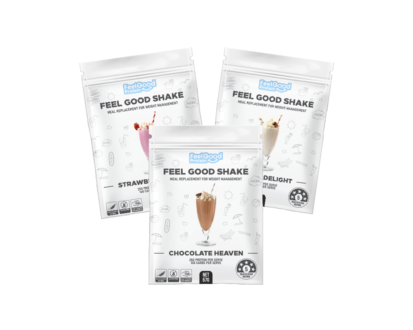 Feel Good WLS Meal Replacement Shake - Sample Pack