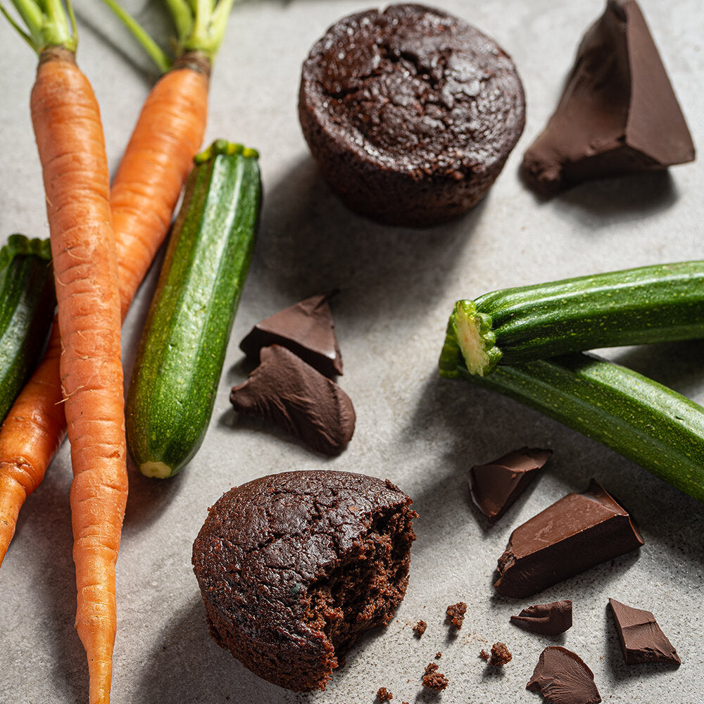 Healthy chocolate muffin-alternative for kids