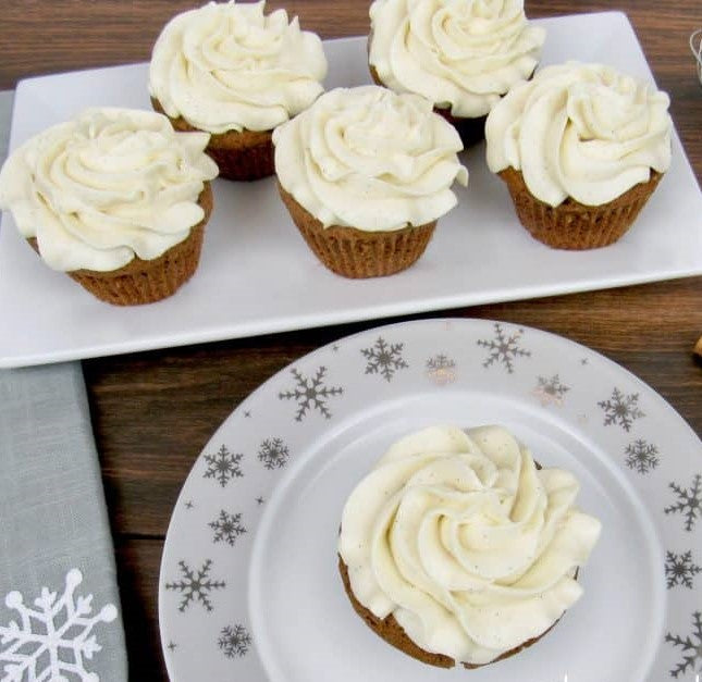 Gluten Free Gingerbread Cupcakes