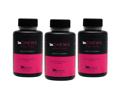 BN Chews Iron Free - Chewable Multivitamins - BN Healthy