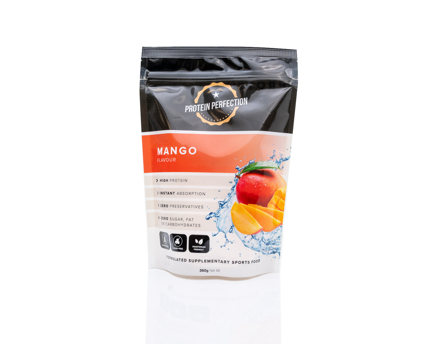 Protein Water Mango Bag Front