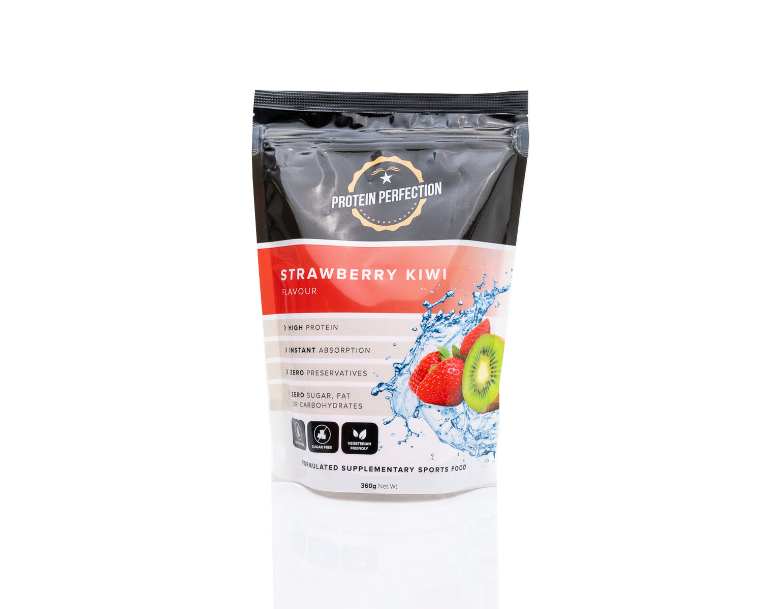 Protein Water Strawberry Kiwi Bag Front